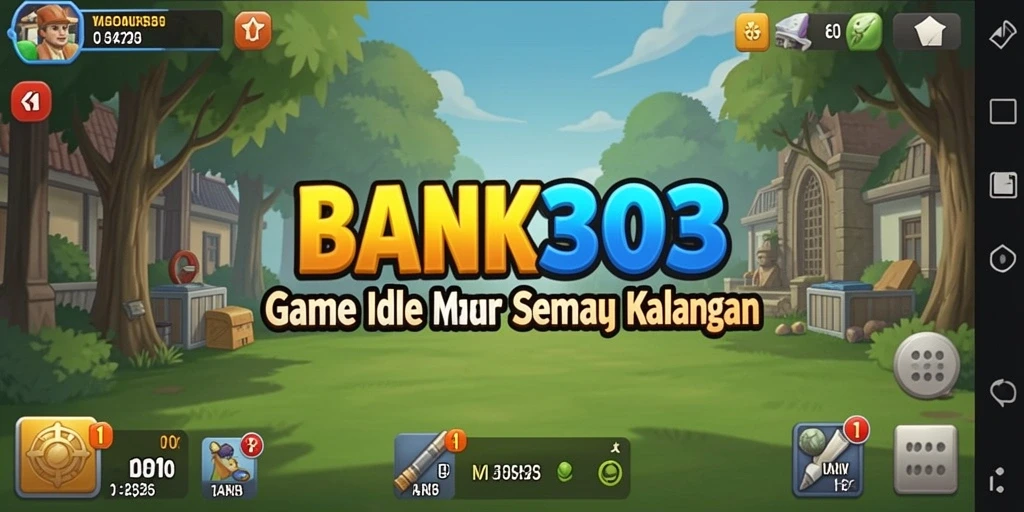 Tampilan menarik gameplay BANK303 dengan kemajuan yang memuaskan.